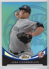 2010 Topps Finest Blue Refractor 14/299 Joba Chamberlain #21 0u7