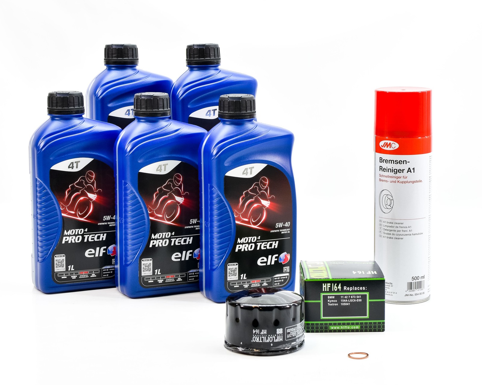 Kit vidange ELF Moto 5w40 pour éviter l'usure moteur sur BMW K 1600 GT