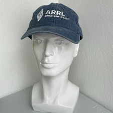Embroidered ARRL Amateur Radio Baseball Cap Ham Radio Blue