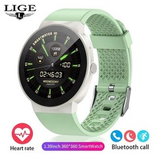 LIGE Women Smart Watch I68 Waterproof Bluetooth Call Watch for Women Smart ML04A