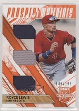 2019 Elite Extra Edition Triple Prospect Materials Orange /199 Royce Lewis 8d2