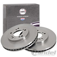 2X A.B.S. Bremsscheiben 282Mm Hinten Vorne Passend FüR Honda Legend Odyssey