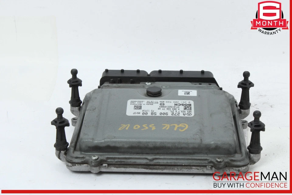 08-12 Unidad de módulo de control del motor Mercedes X204 GLK350 ECU ECM 2729005800 OEM Foto 4 de 4