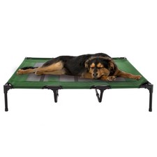 Elevated Dog Bed - 48x35.5-Inch Portable Pet Bed with Non-Slip Feet - Indoor/...