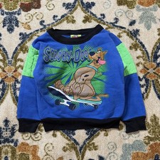 Vintage Scooby Doo Toddler Medium 5/6 Kids 90s Pullover Cartoon Sweatshirt