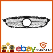 K&uuml;hlergrill Frontgrill Diamant Ersatz f&uuml;r Mercedes W205 C205 2015&ndash;2018 Schwarz