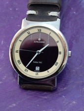 Junghans Armbanduhr Quarzwerk Leder Armband 35mm Herren Damen