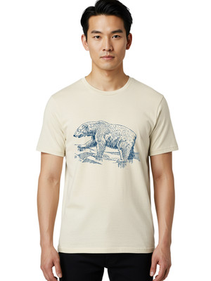 Icebear Mens Graphic Tee, 100% Cotton, Casual Summer Wear