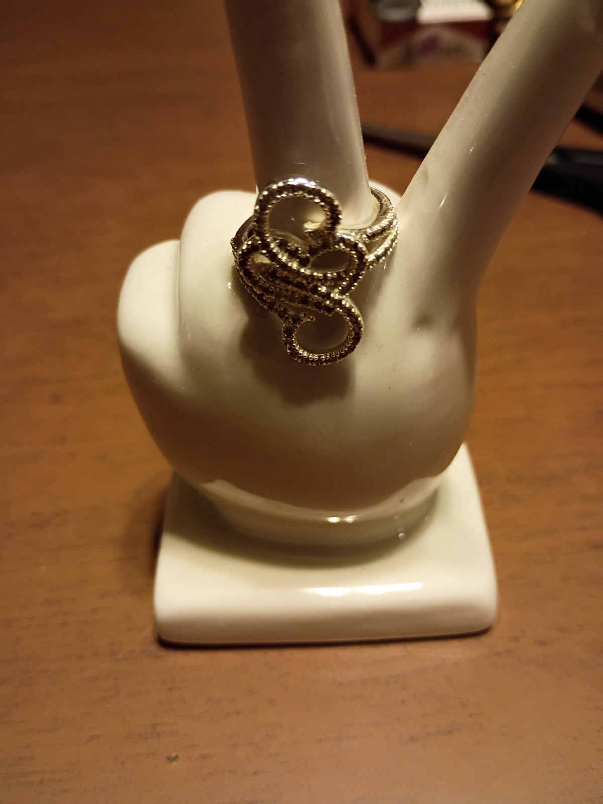 NVC Silvertone Ring - image 1