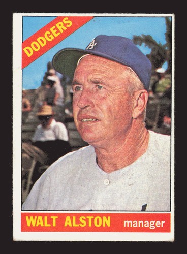 Walt Alston #116 1966 Topps card