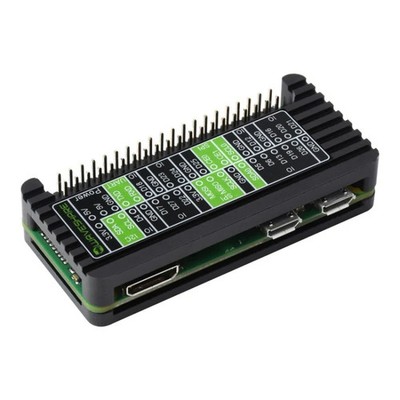 Waveshare Aluminum Alloy Protection Case for Raspberry Pi Zero Series, Fits Zer