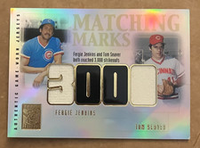 2002 Topps Tribute Milestone Matching Marks Fergie Jenkins/Tom Seaver Jersey