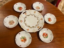 JUGENDSTIL OBSTSCHÄLCHEN KOMPOTTSCHALEN TELLER SCHALEN SET