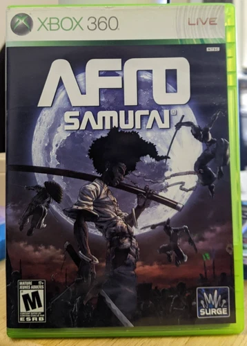 Afro Samurai (Microsoft Xbox 360, 2009) with manual