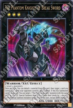 The Phantom Knights of Break Sword LEHD-ENC31 Ultra Rare Englisch Excellent 1st