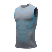 Men Athletic Compression Shirt Gym Workout Tank Top Base Layer Fitness Vest