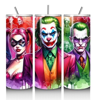 Joker Harley Quinn Tumbler 20oz 20oz Edelstahl Becher süß lustig