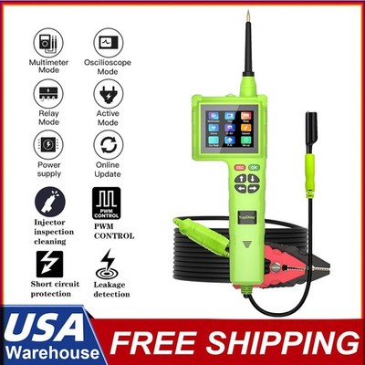 TopDiag P200 Pro Car Circuit Tester Power Probe Kit Relay Fuel Injector Tester