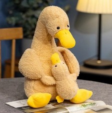 Mother Son Duck Plush Toy 12" Stuffed Animal Toddler Doll Gift for Kids