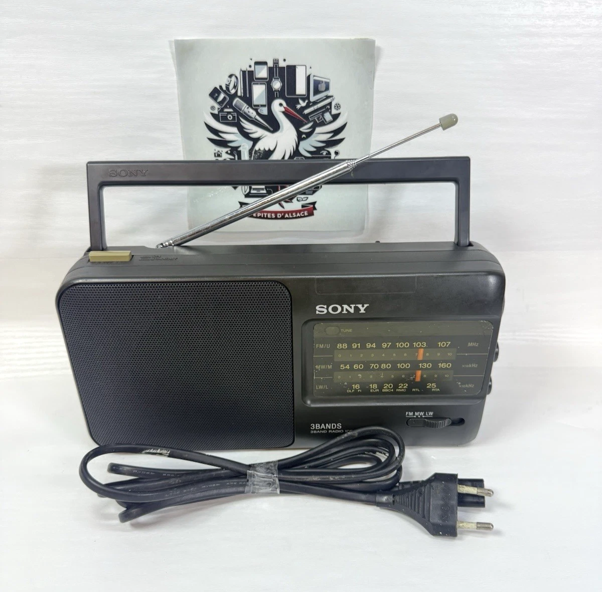 Radio Portable Sony ICF-M60L - FM/MW/LW Avec RDS (occasion)