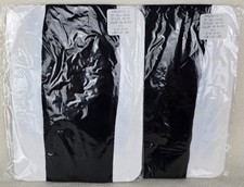 2 Pair Fredericks of Hollywood Thigh High Stockings BLACK M/L Lace Top NEW Vtg