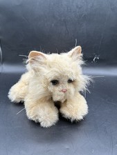 Rare Vintage Tiger Electronics Hasbro FurReal Friends Tan Animated Plush Cat