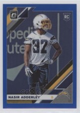 2019 Panini Donruss Optic Rookies Blue Prizm 110/150 Nasir Adderley #128 0c6