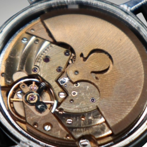 2025 Serviced *N MINT* OMEGA De Ville Cal.1002 Silver Automaitc Mens Watch JAPAN image 6