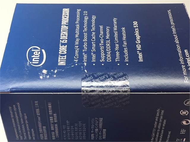 Intel Core i5-6500 3.2GHz Quad-Core (SR2BX) Processor for