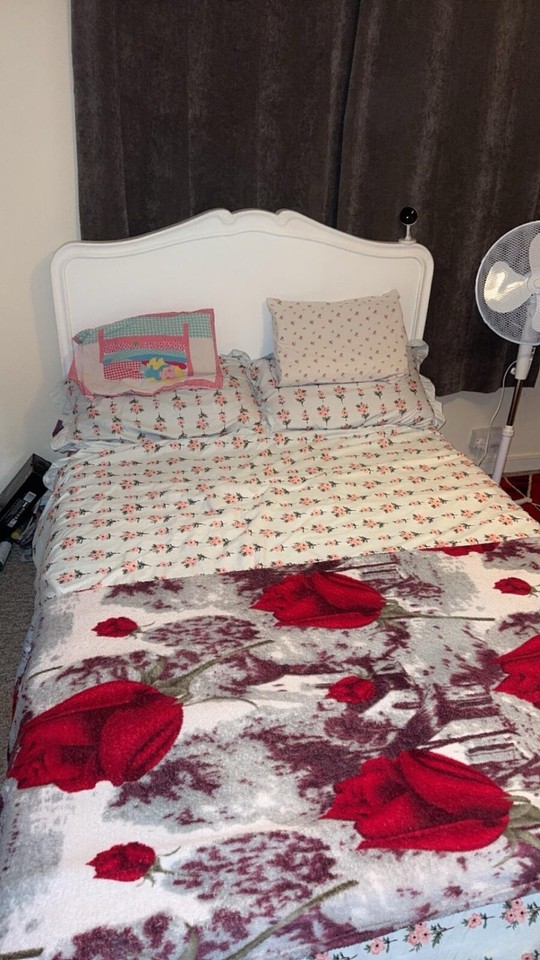 White double bed frame without mattress very good condition eBay