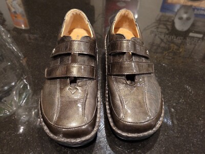 Finn Comfort Seaweed Color Leather Shoes Women's Size 40 D made in