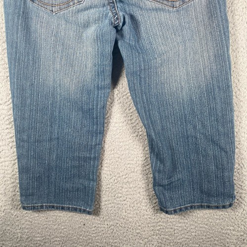 Flavour by Bubblegum Jeans Womens 6 Light Wash Denim Capri Outdoor Garden Pants - Picture 8 of 11
