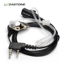 Zastone Radio Earpiece Earphone Headset 2-Pin For Baofeng UV-5R UV-5RE+ Radio