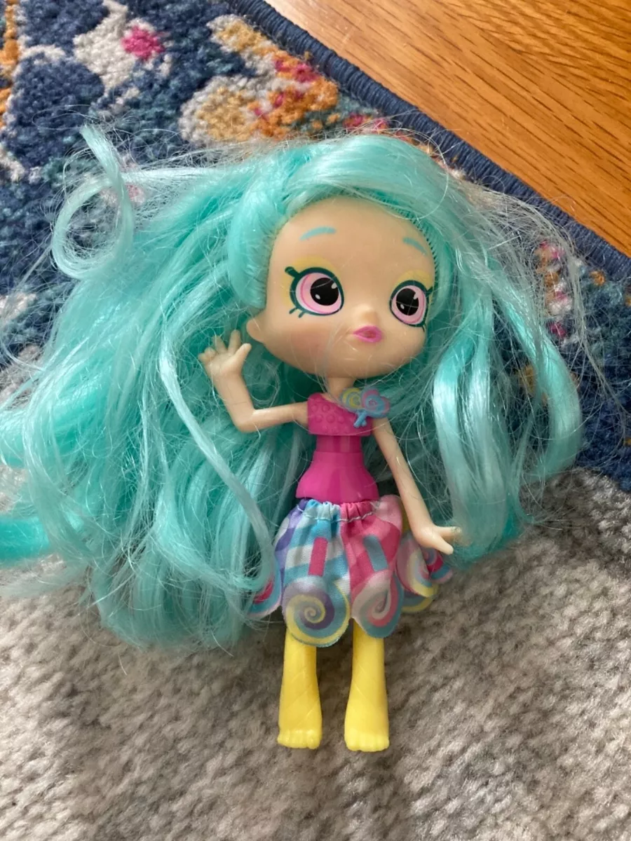 Blue hair store shopkins doll