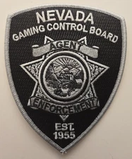 NEVADA STATE GAMING CONTROL BOARD Gambling Enforcement POLICE PATCH