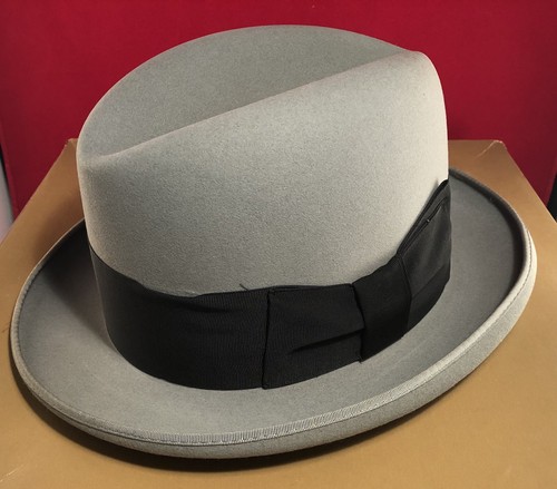 Stetson 3X Beaver Quality Felt Hat Grey 