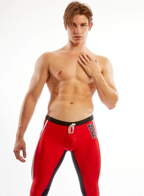 N2N Stealth Strumpfhose R20 (rot-Türkis-Silber)