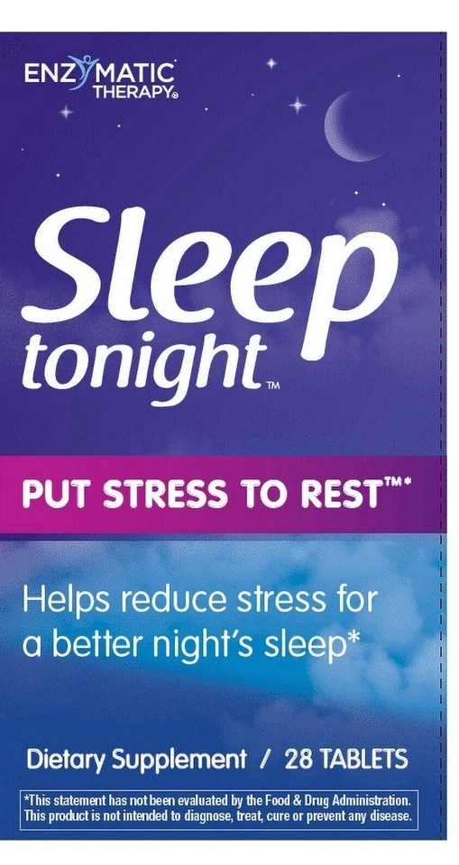 Nature's Way Sleep Tonight Reductor del Estrés, Sueño Reparador, Vegano, 28 Comprimidos Foto 2 de 4