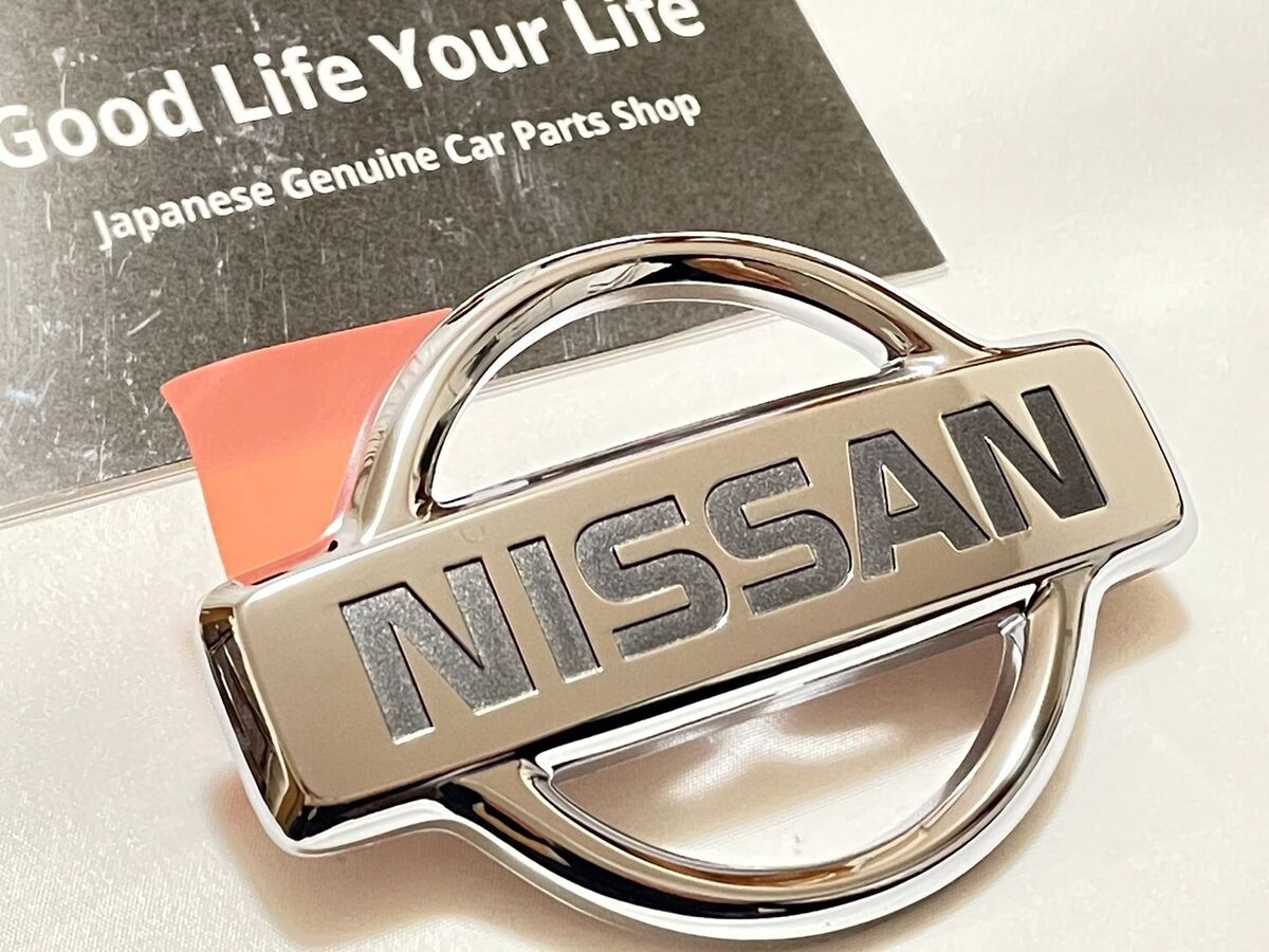 日産 純正 240SX 180SX RPS13 純正フロントエンブレム バッジ NISSAN 240SX 180SX RPS13 GENUINE Front Emblem Badge OEM JDM