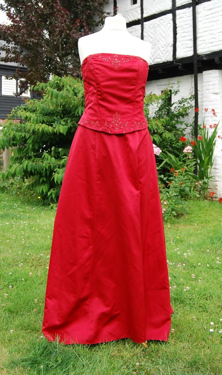 raylia bridesmaid dresses Designs, Red, Bridesmaid, Wedding, Party, Dress, size 12-14 V Neck and V little girls dress Sleeve:32-33 Waist 65cm