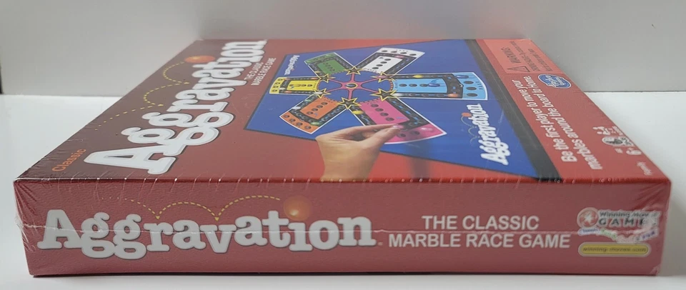 2018 Edition Aggravation The Classic Marble Race Game New Factory Sealed - Image 4 of 4