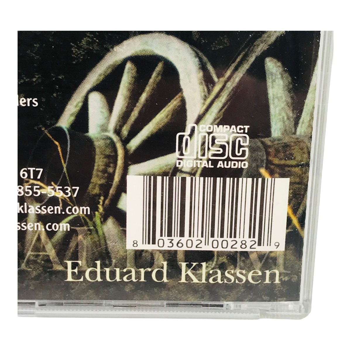 Country & Blue Grass Gospel Classics Audio CD By Eduard Klassen
