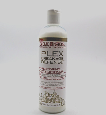 Creme of Nature Plex Breakage Defense Step 3 Restoring Conditioner 12oz - NEW