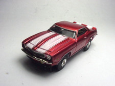 T-JET CANDY RED PAINTED RED 1969 Z-28 HO SLOT CAR BODY W/WHITE STRIPES. NEW