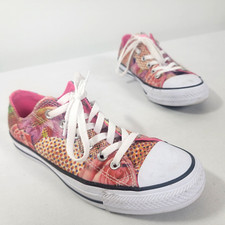 Zapatillas Tenis Converse All Star Talla 8 Para Mujer 553298F Rojo Rosa Floral