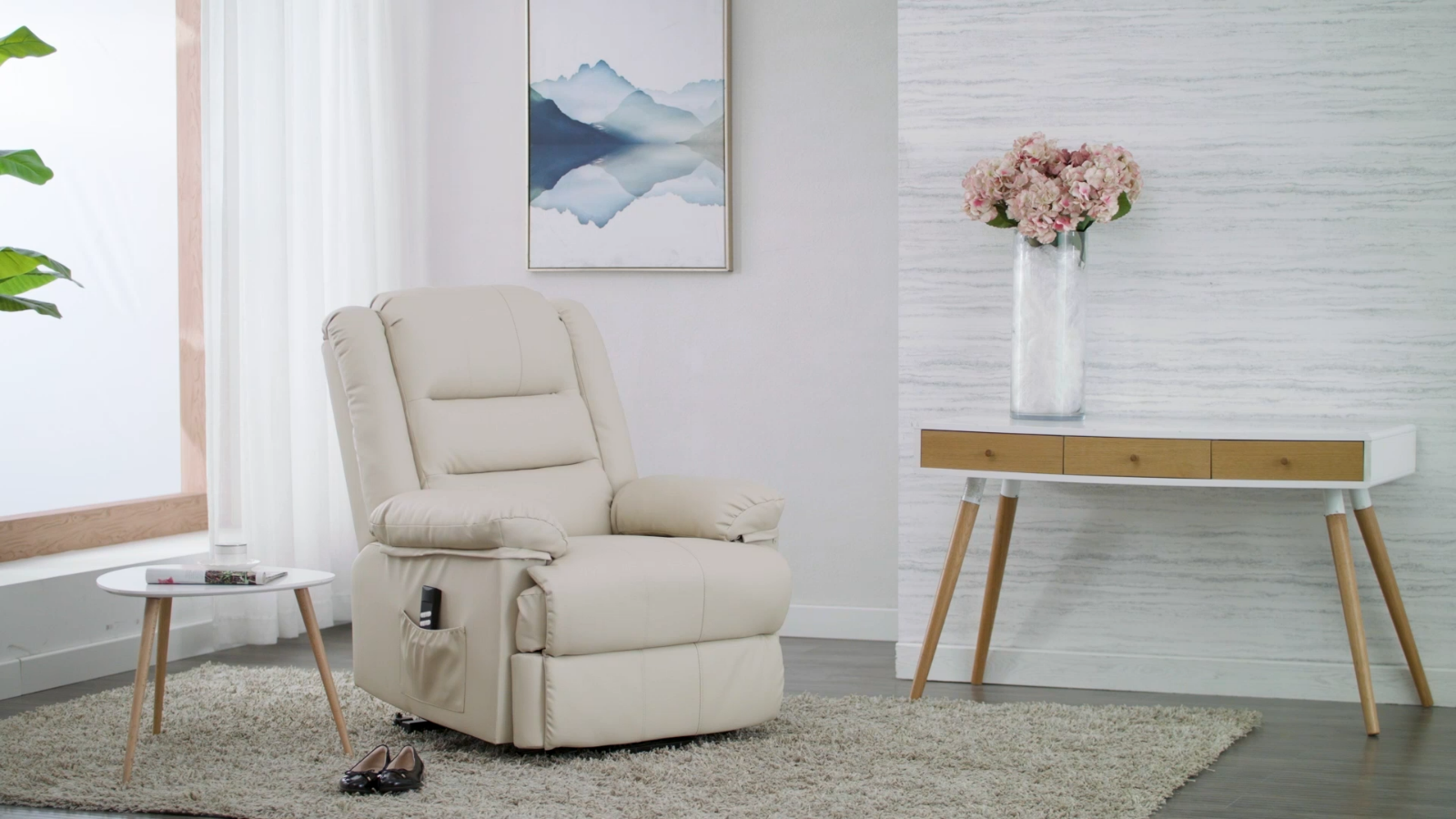 LOXLEY DUAL MOTOR ELECTRIC RISER RECLINER BONDED LEATHER MOBILITY LIFT CHAIR eBay