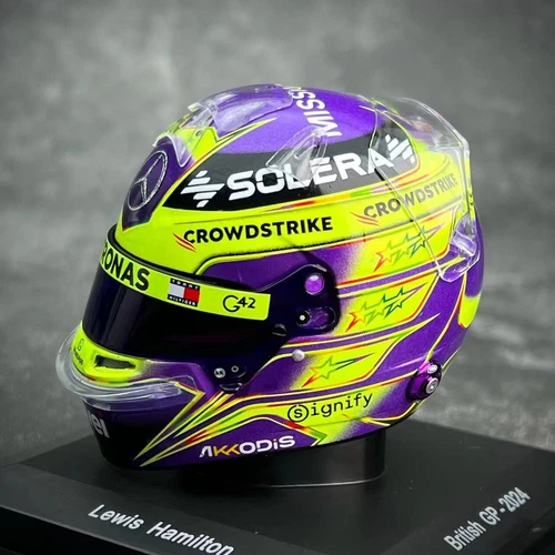 Spark 1/5 Helmet replica Mercedes-AMG F1 Lewis Hamilton British GP 2024 5HF145 - Bild 5 von 13