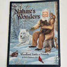 Nature's Wonders WOODLAND SANTA & FRIENDS Decorative Painting Book Karen Hubbard