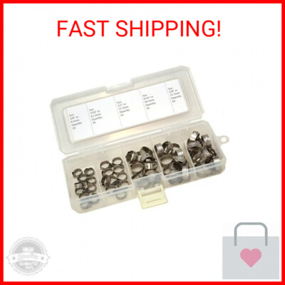 Oetiker Stepless® Oetiker Clamp Assortment Case, Ear Clamps, Single Ear