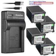 Kastar Battery Slim Charger for Canon BP-820 BP-828 Canon VIXIA HF G21 Camera